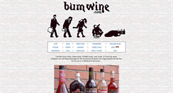Desktop Screenshot of bumwine.com