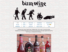 Tablet Screenshot of bumwine.com